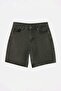 Khaki Baggy / Wide Cut Denim Shorts & Bermuda Tmnss26Sr00017 - 4
