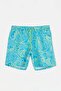 Blue Patterned Normal Length Regular Fit Men's Swim Shorts Tmnss26Ds00005 - 4