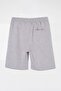Gray Regular Fit Knitted Shorts & Bermuda with Side Piping Tmnss26Sr00036 - 5