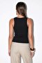 Black Lace Strap Tank Top Tdrss26Al00005 - 3