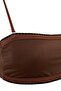 Kahverengi Straplez Kaplı Nakış Detaylı Yüksek Bel Regular Bikini Takımı TBESS26BT00169 - 5