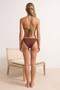 Brown Khaki Color Block Strapless Covered Reversible Bikini Set Tbess26Bt00165 - 4