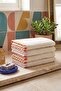 Set of 4 Face Towels 50X80Cm Tphss25Hvl00012