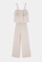 Stone Strap Layered Blouse Wide Leg Pants Set Tdrss26Au00090 - 4