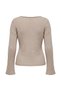 Wardrobe Essentials Stone Boat Neck Ribbed Loose Fit Knitwear Sweater Twoaw27Kz00135 - 8