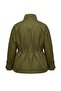 Haki Bel Bağlamalı Dik Yaka Oversize Midi Trençkot TWOAW27BM00009 - 8