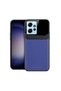 Xiaomi Redmi Note 12 Compatible Case Lens Leather Case Navy Blue