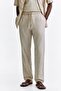 Keten Karışımlı Pantolon Regular Fit - 2