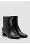 Round Toe Block Heel Boots