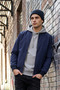 Dark Blue Color Men's Pilot Coat - 4