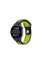 ®   Watch 20mm Sports Perforated Strap - Black-Green - 3