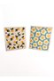 Swedish Dishcloth Cotton Cellulose Blend Long-Lasting Ultra Absorbent Multi-Purpose Cleaning Cloth Set of 2 - Lemon, Egg