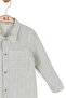 Nk Baby Boy Striped Shirt 1-4 Years Cream - Khaki - 5