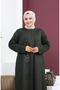 مقاس كبير حجر فيراس 5063-04 كاكي - 4