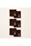6 Candlestick Embroidered Coffee and Cocktail Presentation Napkins - 14X14