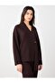 Bitter Brown V-Neck Long Sleeve Button Detailed Knitted Cardigan - 4