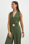 Beli Belted Palazzo Leg Jumpsuit - 3