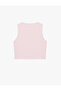 Sleeveless Crew Neck Slim Fit Crop Blouse - 4