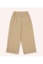 Girl's Striped Waist-Tie Muslin Pants 5-12 Years Yellow