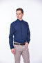 Classic Long Sleeve Oxford Gift Boxed Easy-Iron Men's Shirt Fs-001254 - Navy Blue - 5