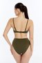Martha Strapless Bikini Top - Khaki - 6