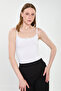 Women's lace tank top - white