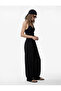 Elastic Waist Loose Fit Linen Balloon Trousers with Pockets - 2