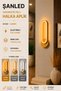 Decorative 20W Ring Model Indoor Gold Case 3 Color Light Electric 30 cm Wall Sconce