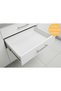 48 cm X 5 Meters White Line Patterned Faux Leather, Non-Slip Drawer Carpet, Shelf Cover - 2