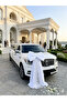 Bridal Carriage Tulle Detailed Convoy Decoration Bow 60X150 cm Giant Size