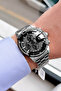 Exclusive Men's Wristwatch 3 Atm Waterproof Silver Color Steel Band Dke2044C3 - 4
