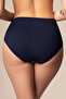 Patterned High Waist Women's Panties White Black Navy Blue 3 Pieces - 8