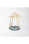 Stainless Steel Cup Hanger and Plate Stand - Gold Kitchen Organizer - 3