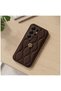 Samsung Galaxy S24 Ultra Compatible Case Zebana Camellia Leather Case Brown - 4