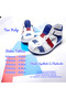Orthopedic Baby Boy and Kids Sandals White Navy Blue Red Ebgcm2406 - 5