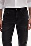 Ds Damat Comfort Fit Anthracite Plain Jean Jeans Five-Pocket Washed Denim Trousers - 2