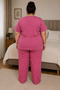 Women's Middle-Aged and Above Regular High Quality Large Size Modal Fabric Mom Pajamas Set 15094 - 6