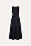 Flounce Dress with Piping Details - 8