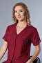 Short Sleeve Striped Woven Pajama Set 88-132