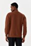 Brown Crew Neck Printed Long Sleeve Men's Sweatshirt M500242 - 7