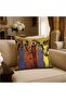 Double-Sided Printed Set of 4 Throw Pillow Covers with Ethnic African Figures - 5