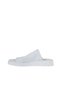 White Leather Women's Flat Slippers 01Wy9109 - 4