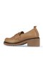 Mink Leather Women's Heeled Shoes 01Wz4404 - 4