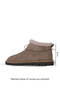Gray Suede Women's Flat Boots 01Wf3908 - 3