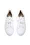Women's White Leather Sneakers - 4