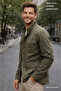 Men's Khaki 100% Cotton Linen Lined Multi-Pocket Summer Coat – Normal Cut - 2