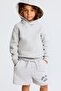 Pamuklu Sweatshirt Şort - 3