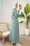 Two-Strap Dress 0007 - Mint Green - 5