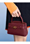 Aubrielle Small Tote - Burgundy - 4