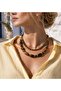 Agate Jasper Evil Eye Protection and Vitality Necklace - 5